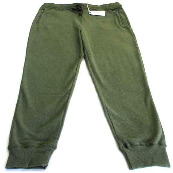 Southern Tide Men's Backrush Heather Hunter Green Fleece Jogger Pants NWT - Picture 2 of 5